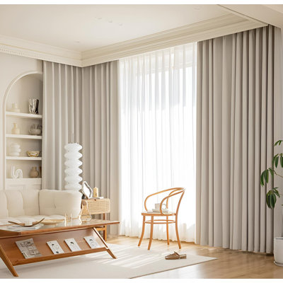 Minimalist Solid Color Curtains, Modern Curtain, Insulated Blackout Curtains, Living Room/Bedroom Curtains, Custom discount Drapes, Housewarming Gift